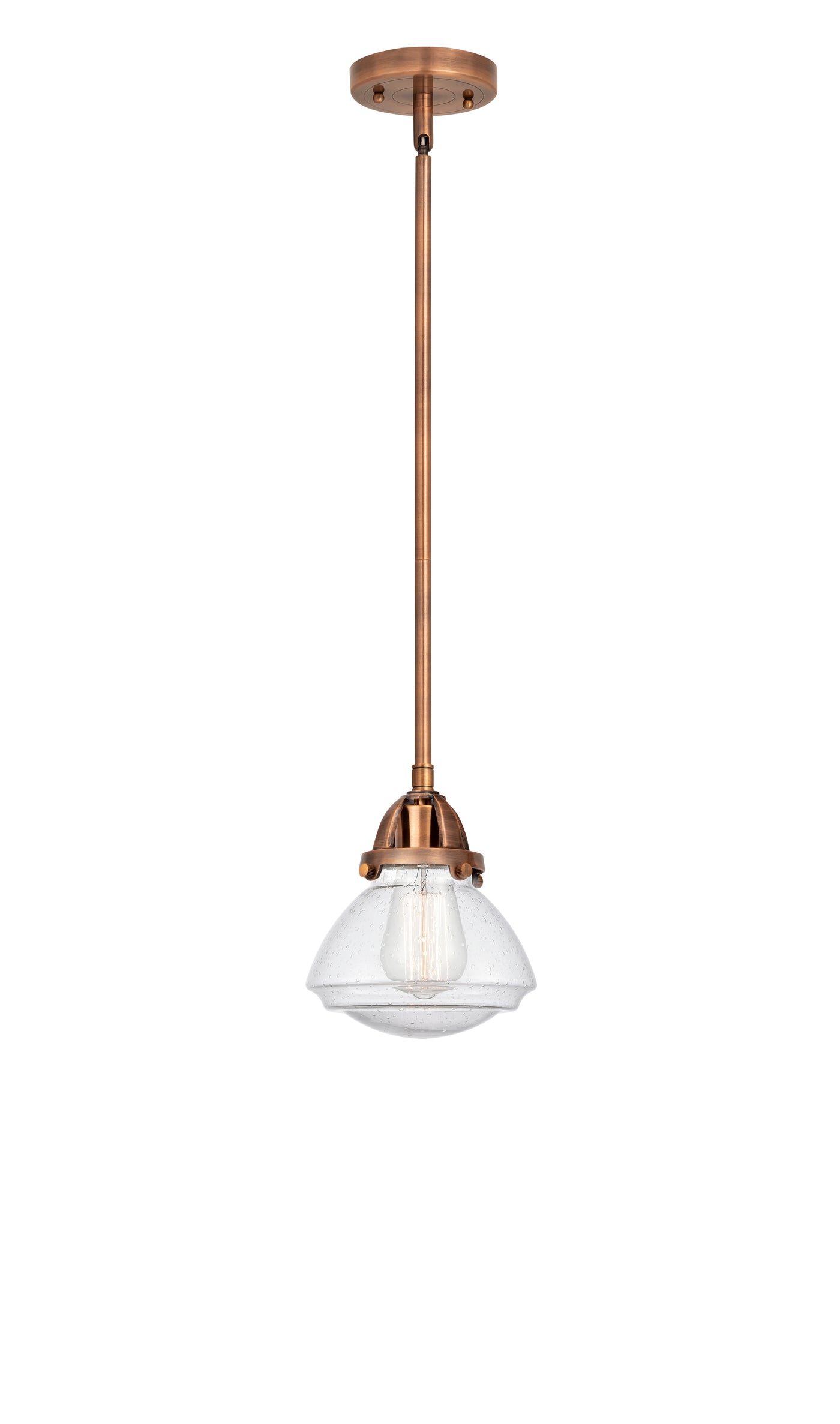 Nouveau 2 Mini Pendant Antique Copper