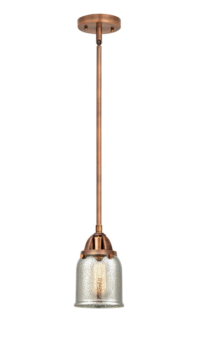Nouveau 2 Mini Pendant Antique Copper Brass