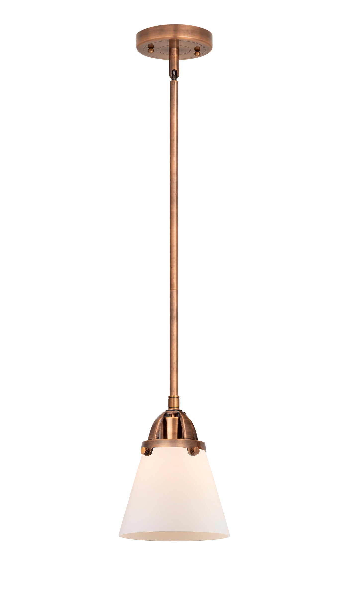 Nouveau 2 Mini Pendant Antique Copper Finish