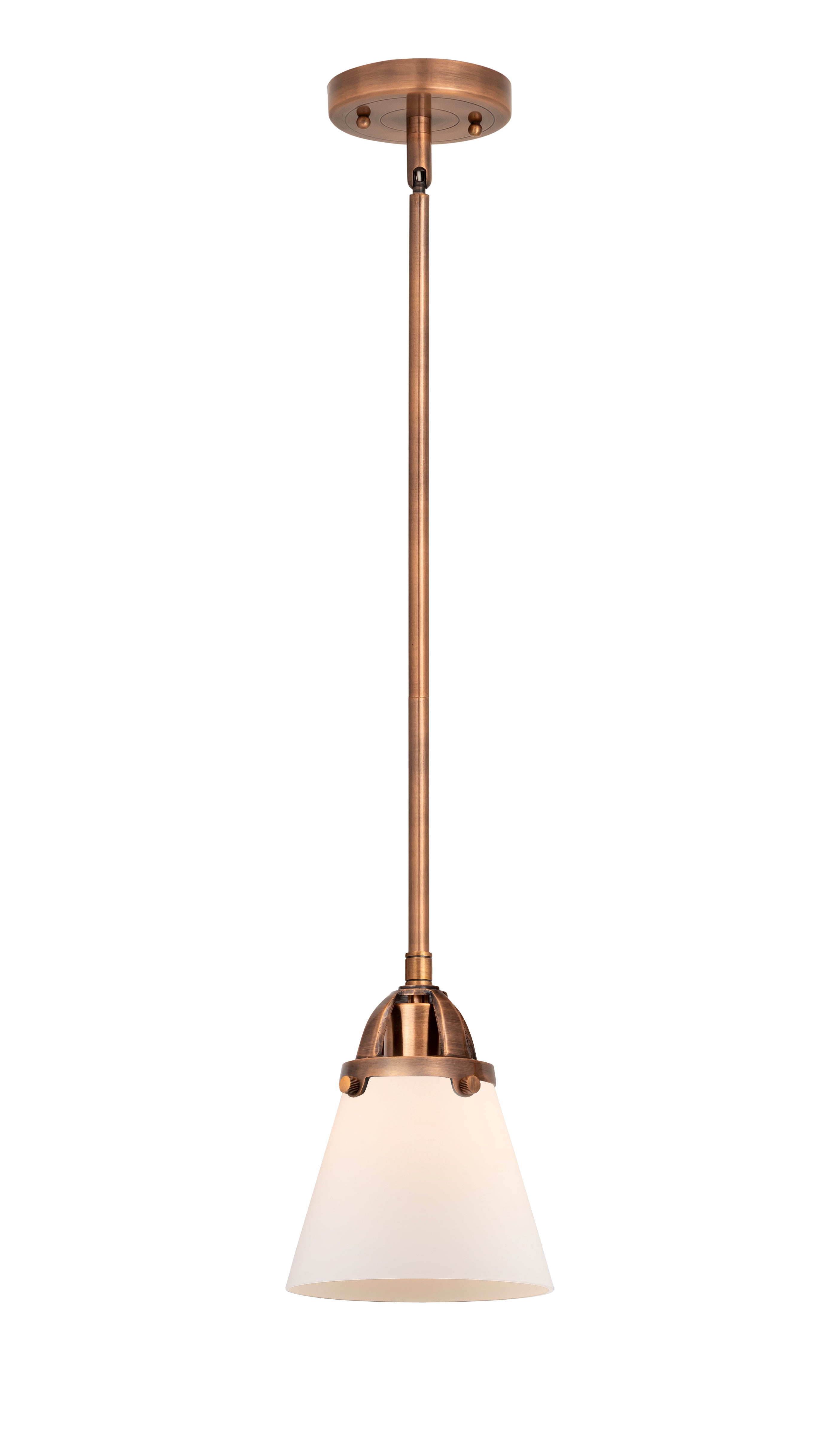 Nouveau 2 Mini Pendant Antique Copper Finish