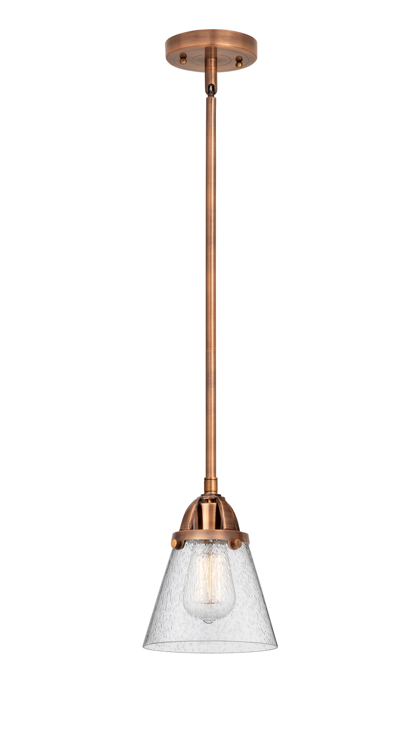 Nouveau 2 Mini Pendant Antique Copper Finish
