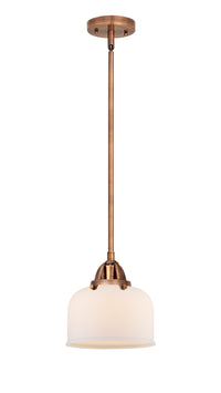 Nouveau 2 Mini Pendant Antique Copper Brass