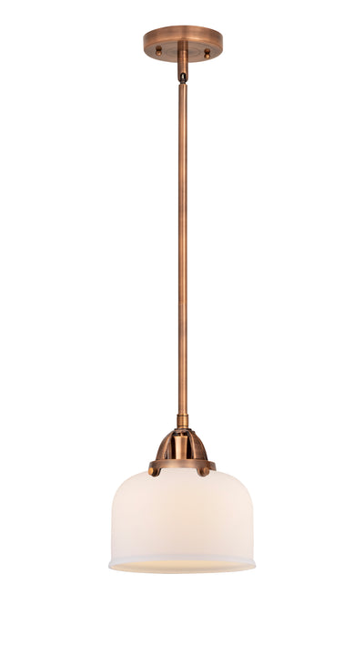 Nouveau 2 Mini Pendant Antique Copper Brass