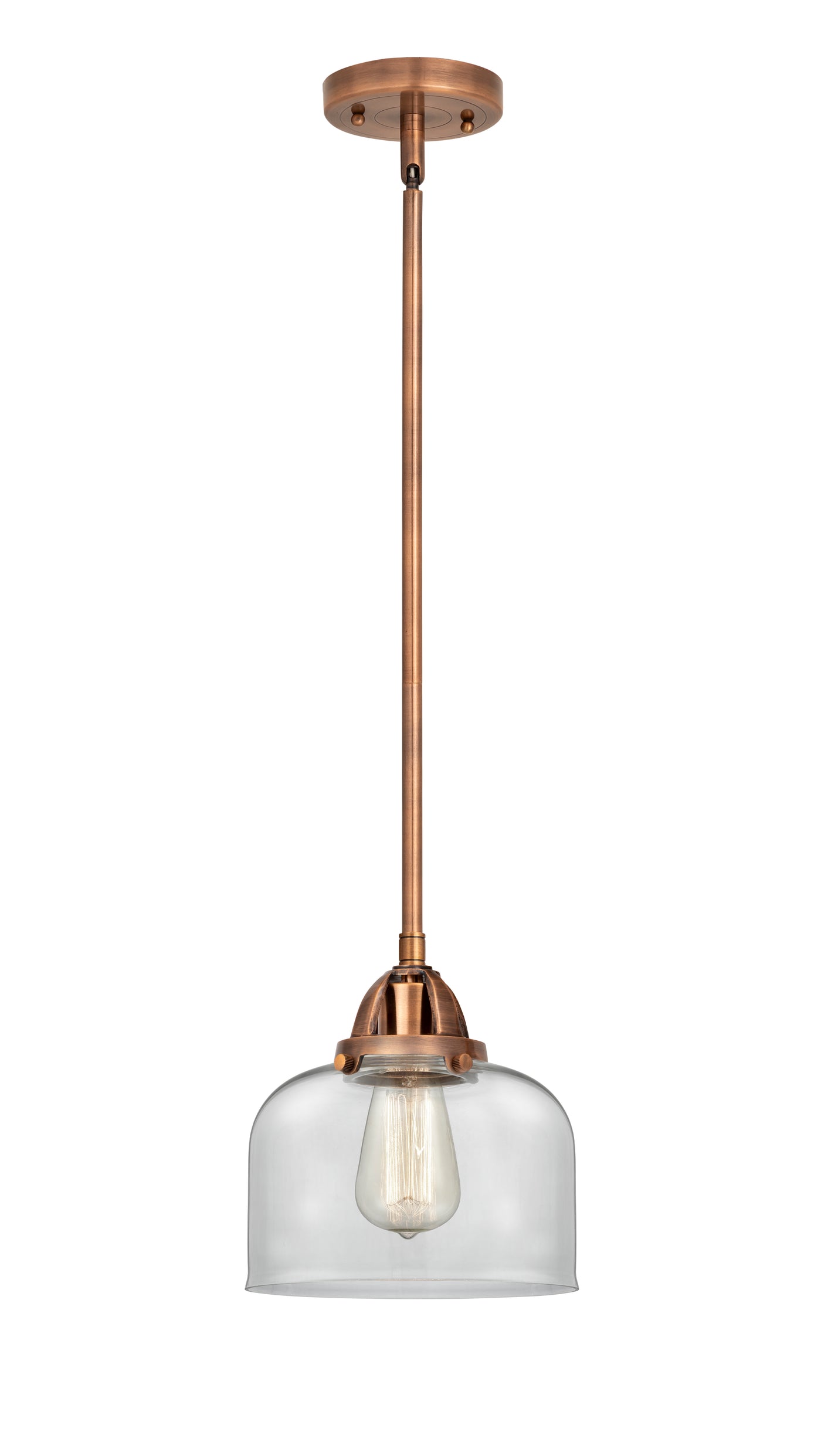 Nouveau 2 Mini Pendant Antique Copper Finish