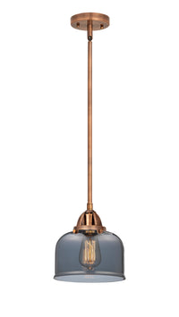 Nouveau 2 Mini Pendant Antique Copper Brass