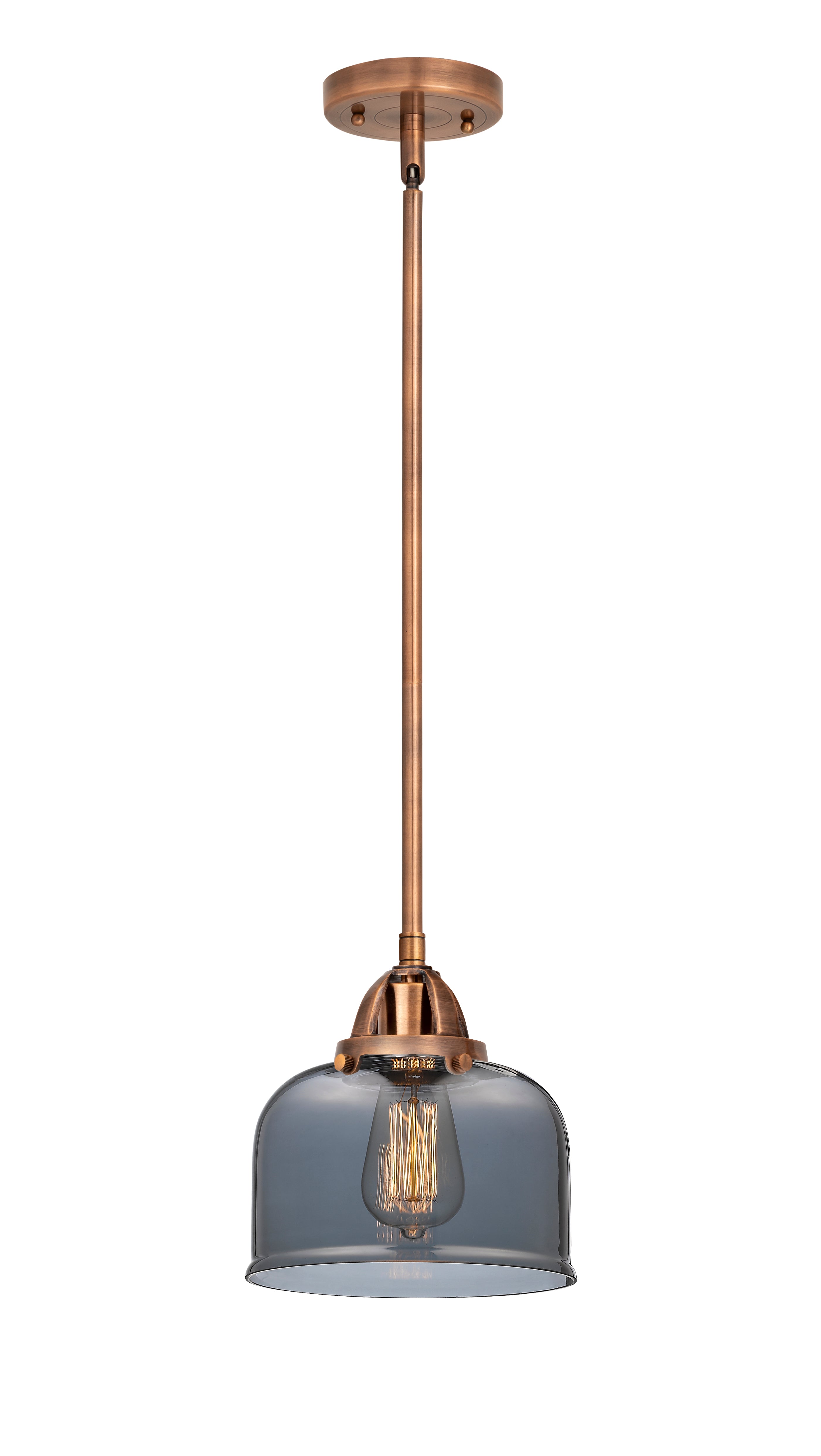 Nouveau 2 Mini Pendant Antique Copper Finish