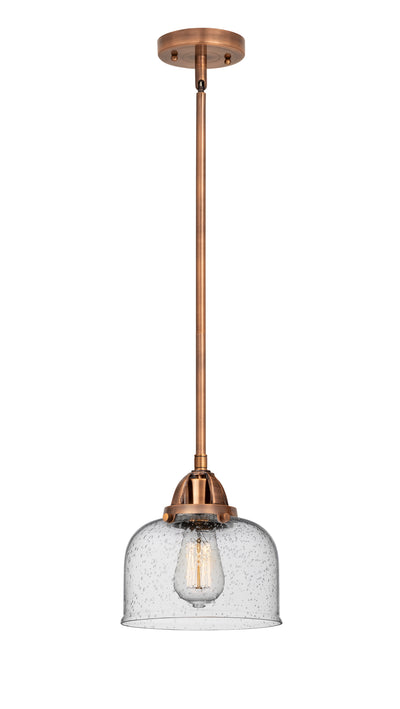 Nouveau 2 Mini Pendant Antique Copper Brass