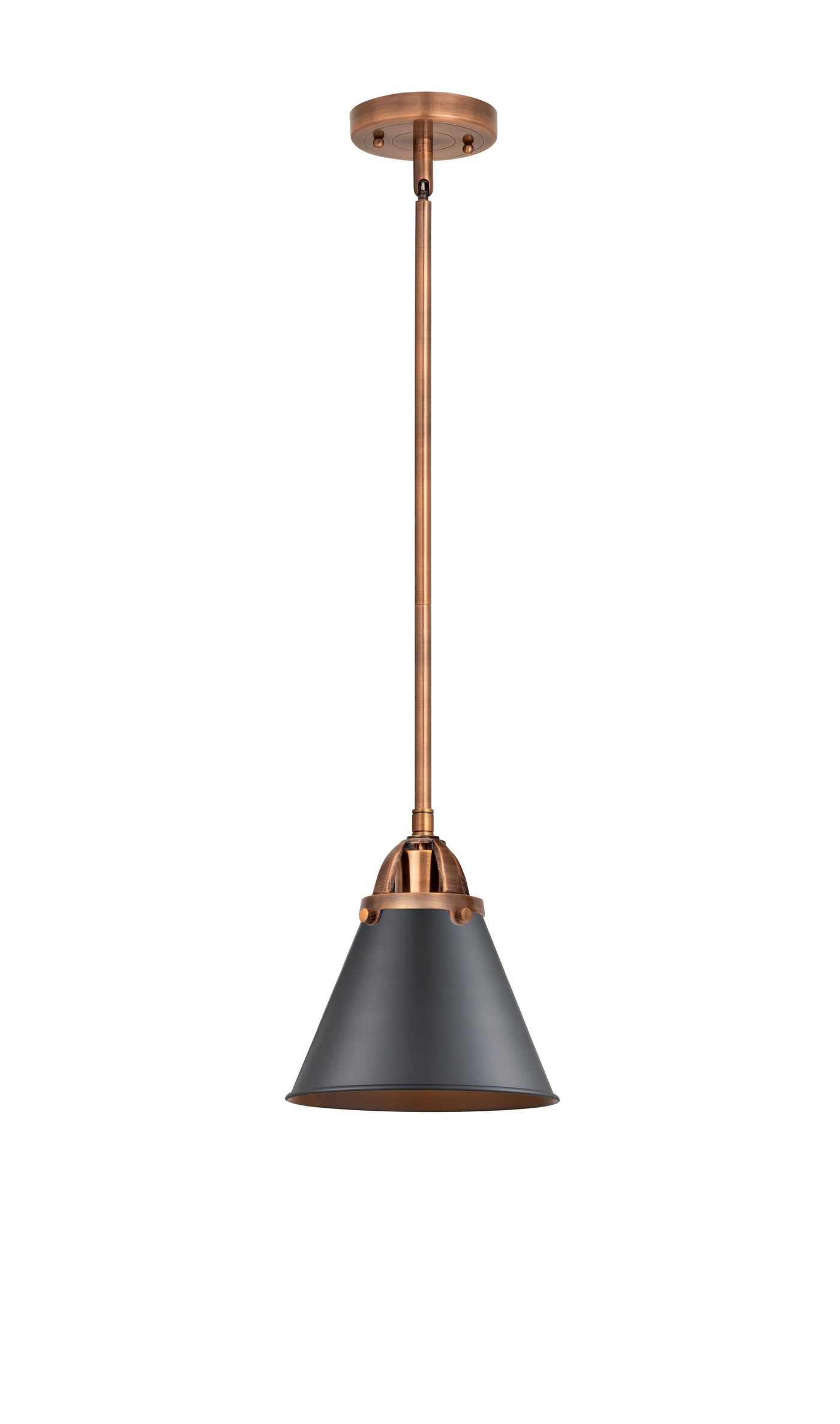 Nouveau 2 Mini Pendant Antique Copper Finish
