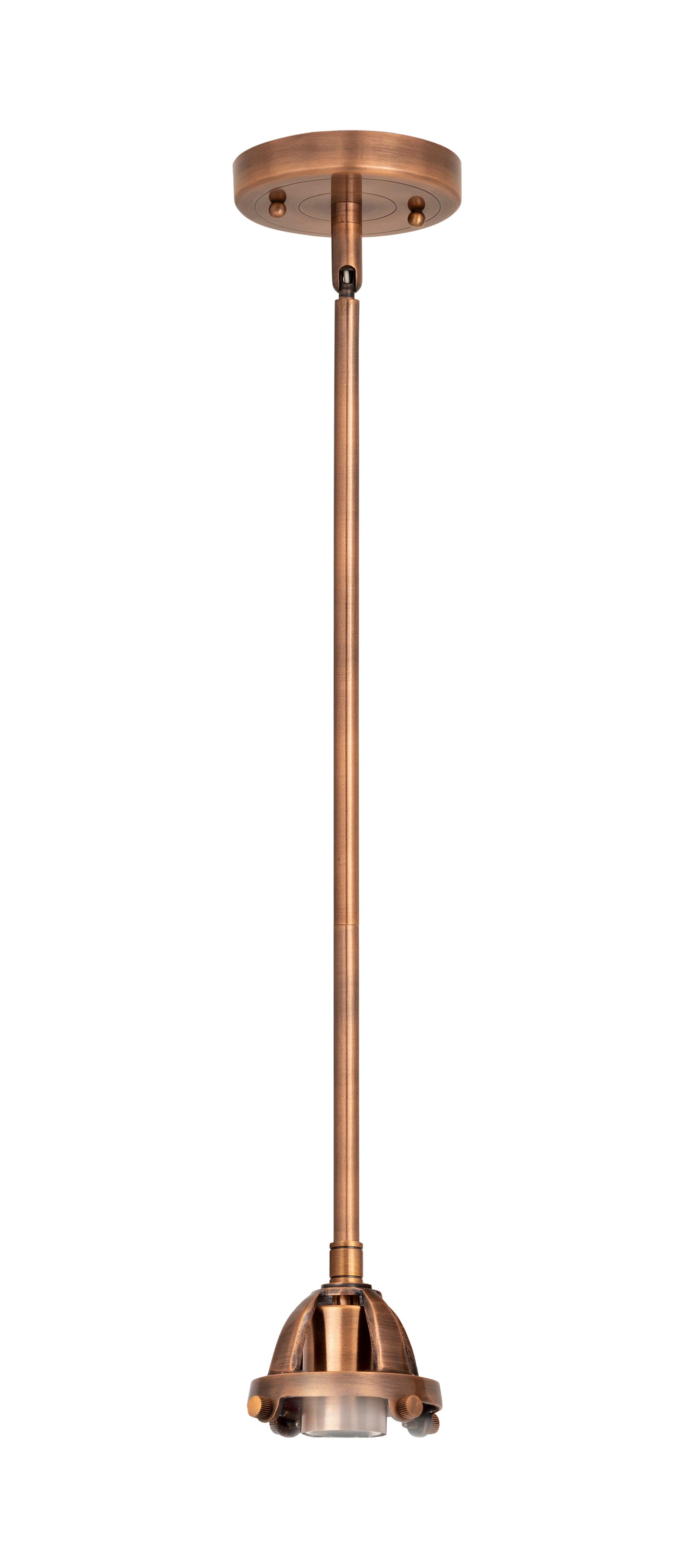 Nouveau 2 Mini Pendant Antique Copper Brass