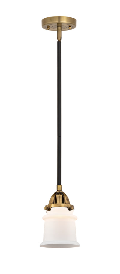 Nouveau 2 Mini Pendant Cast Brass Antique