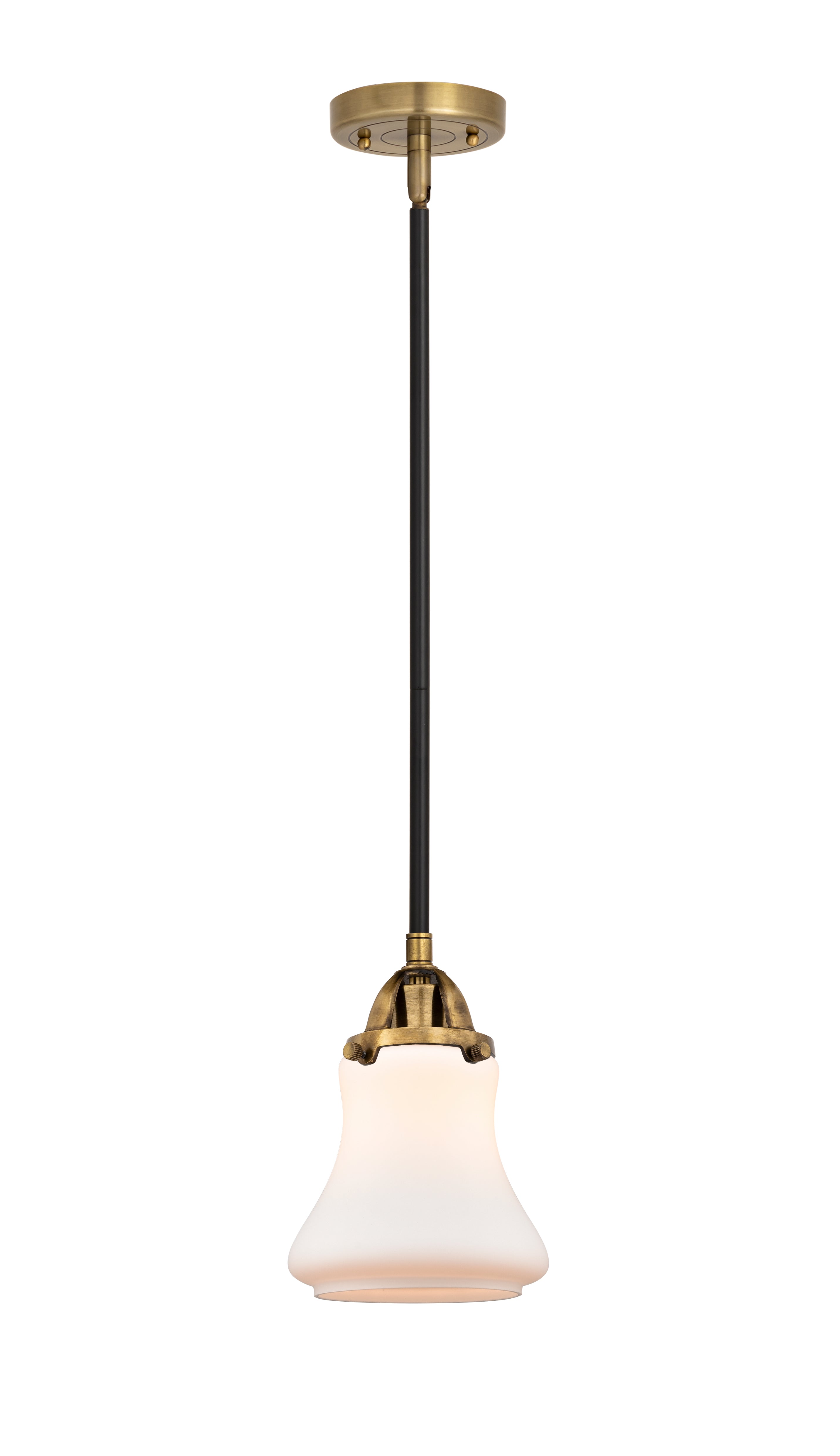 Nouveau 2 Mini Pendant Antique Copper Brass