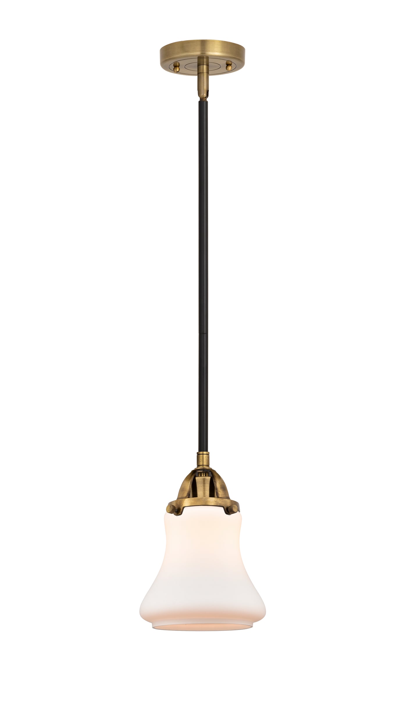 Nouveau 2 Mini Pendant Antique Copper Brass