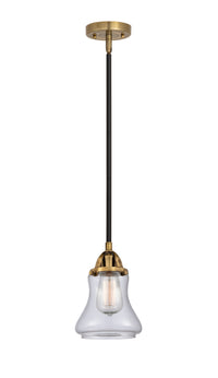 Nouveau 2 Mini Pendant Antique Copper Brass