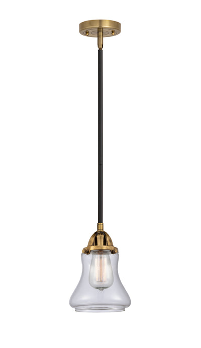 Nouveau 2 Mini Pendant Antique Copper Brass