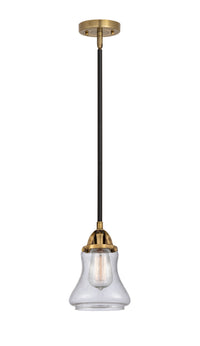 Nouveau 2 Mini Pendant Antique Copper Brass