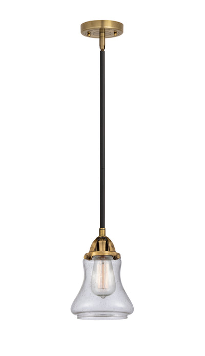 Nouveau 2 Mini Pendant Antique Copper Brass