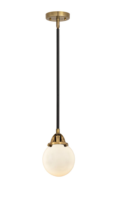 Nouveau 2 Mini Pendant Cast Brass Antique Copper