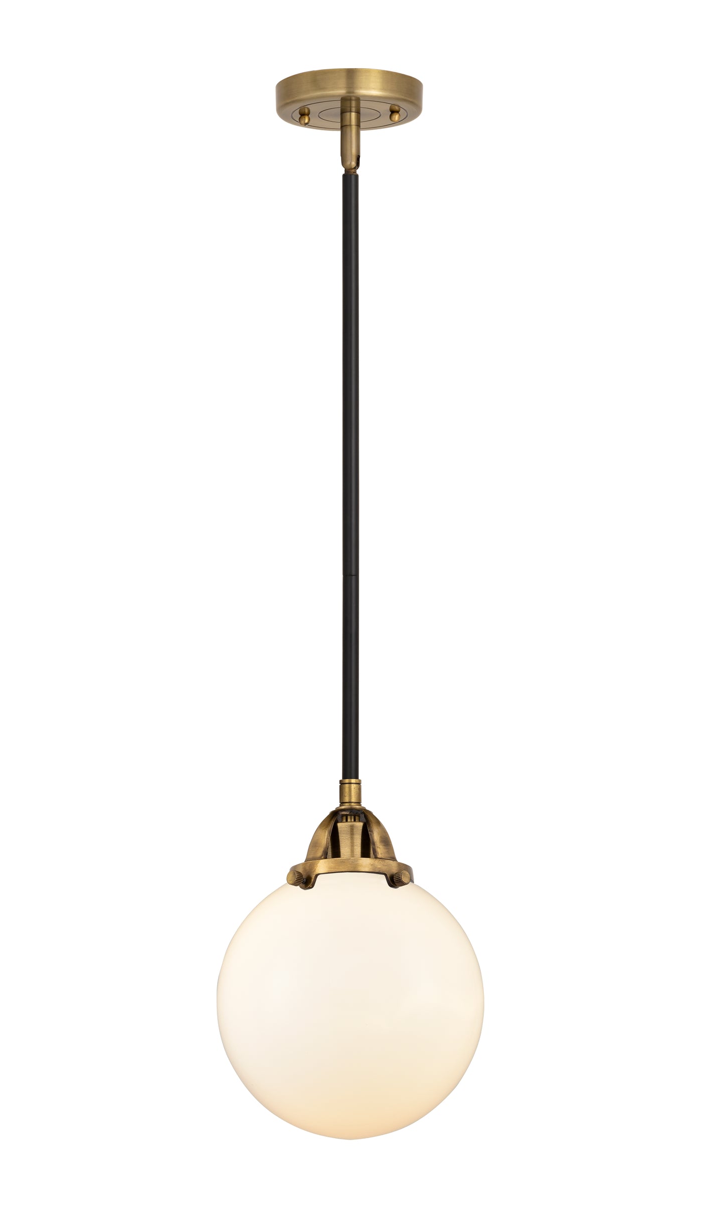 Nouveau 2 Mini Pendant Antique Copper Brass