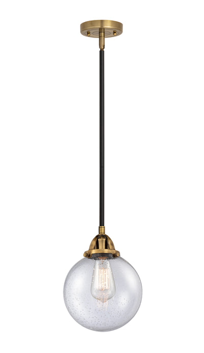 Nouveau 2 Mini Pendant Antique Copper Brass