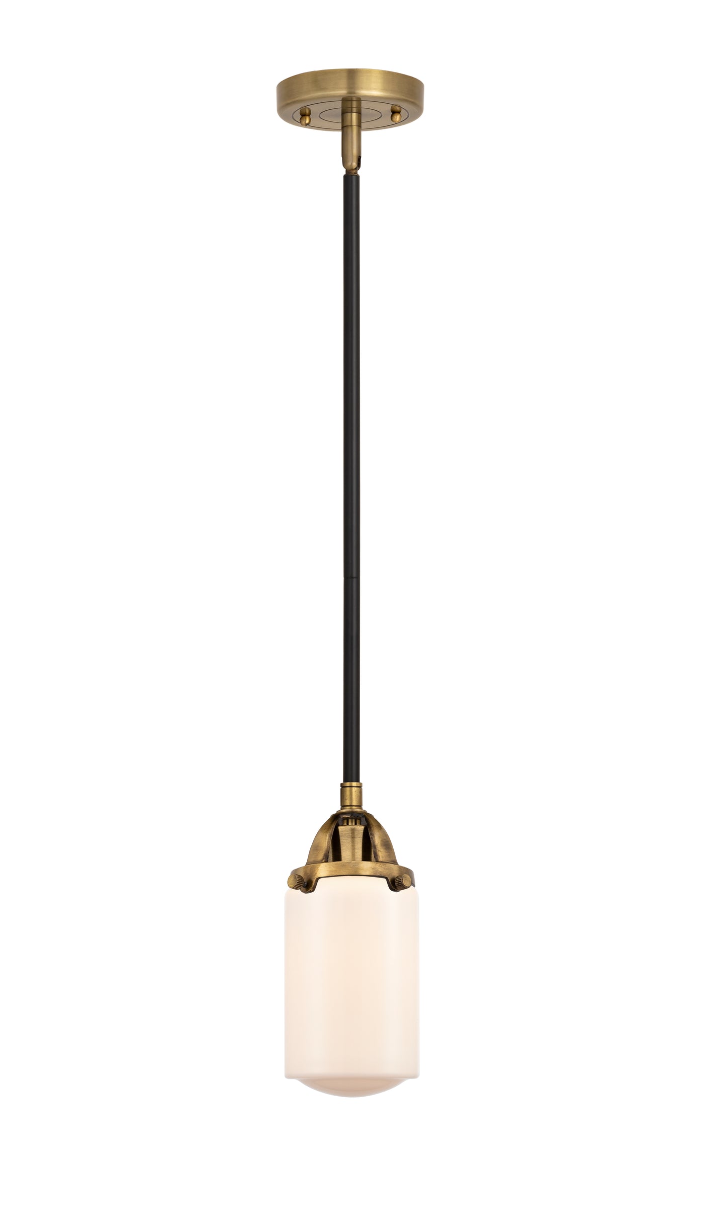 Nouveau 2 Mini Pendant Antique Copper Brass