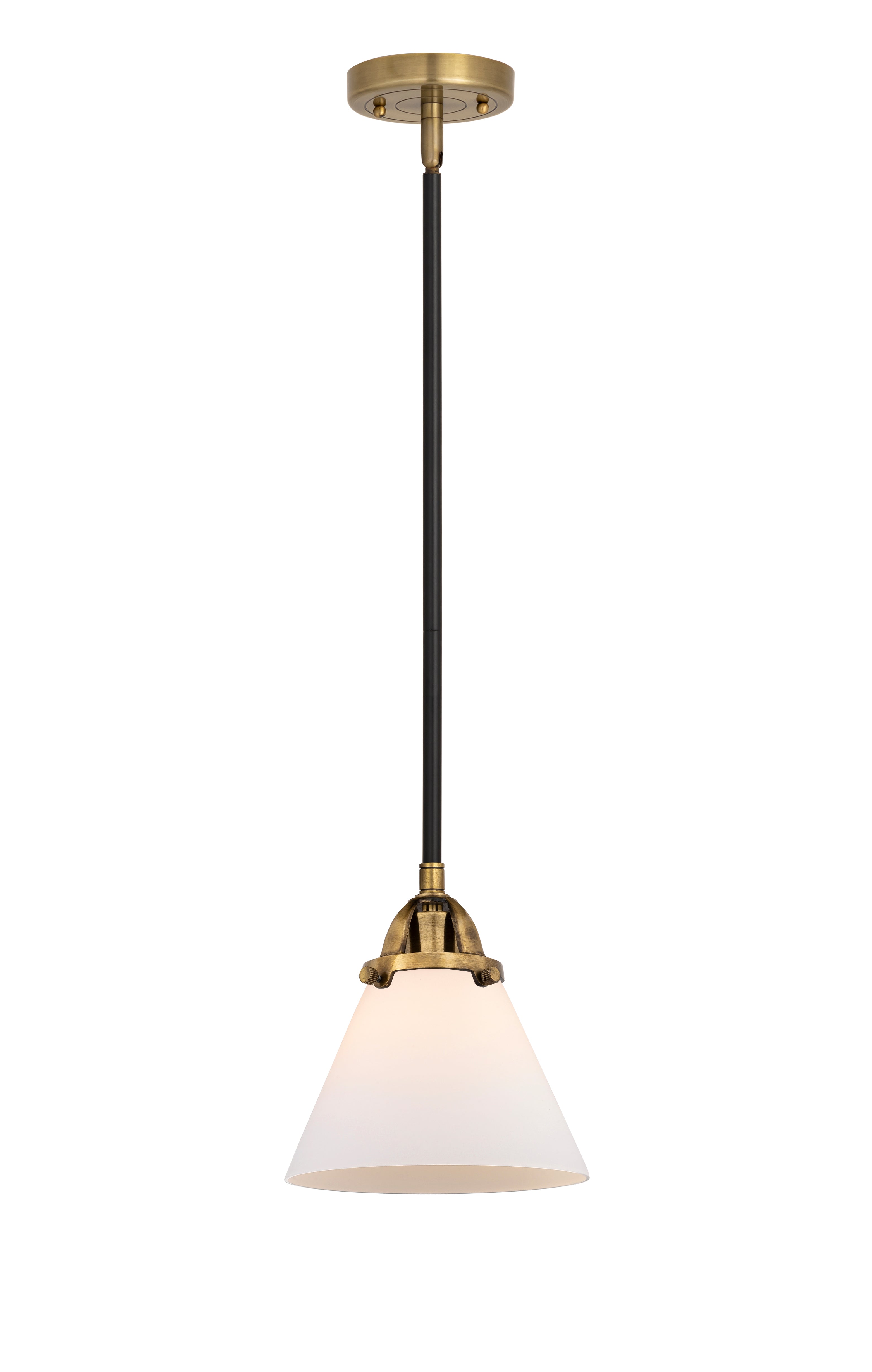 Nouveau 2 Mini Pendant Antique Copper Brass