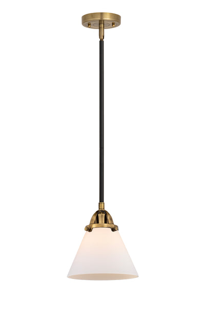 Nouveau 2 Mini Pendant Antique Copper Brass