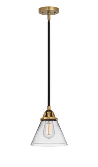 Nouveau 2 Mini Pendant Antique Copper Brass