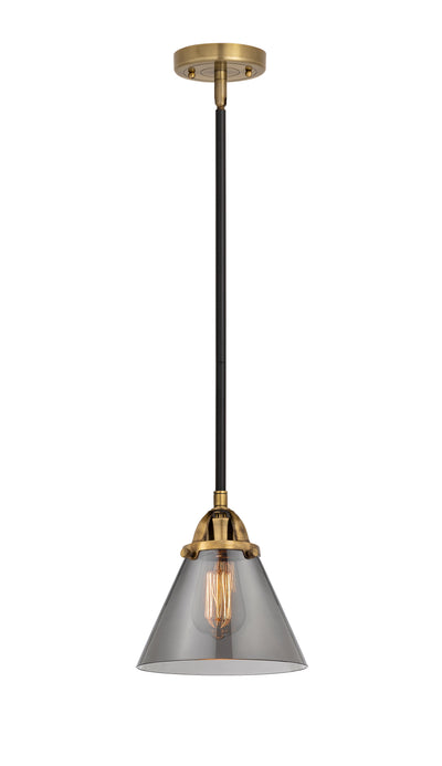 Nouveau 2 Mini Pendant Antique Copper Brass