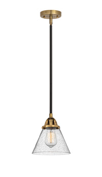 Nouveau 2 Mini Pendant Antique Copper Brass
