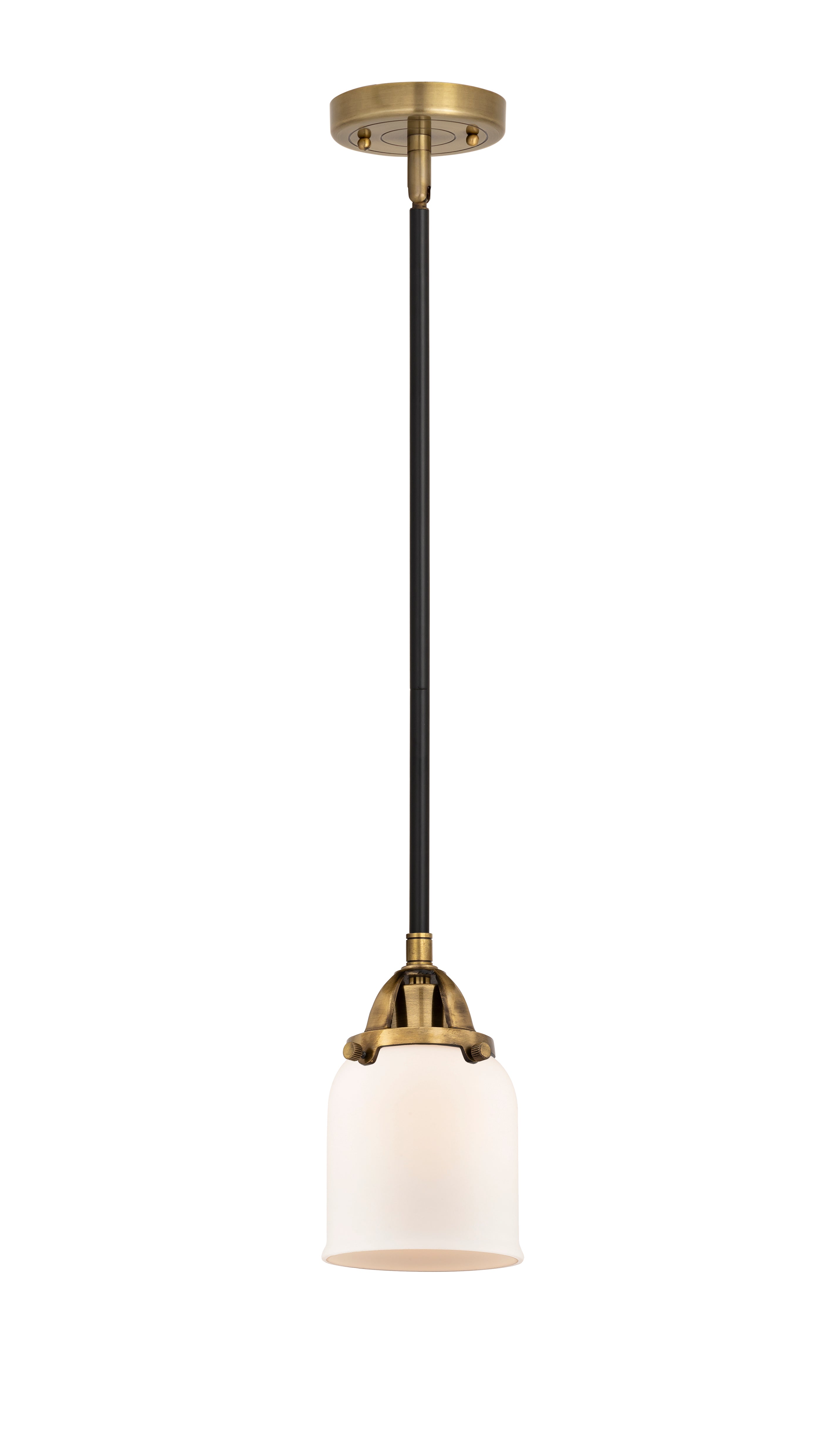 Nouveau 2 Mini Pendant Antique Copper Brass
