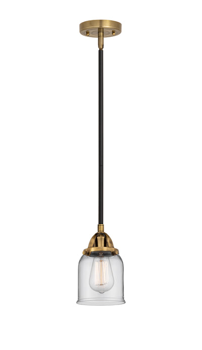 Nouveau 2 Mini Pendant Antique Copper Brass