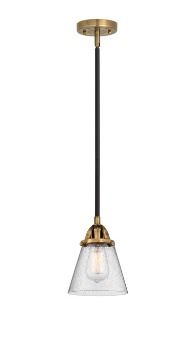 Nouveau 2 Mini Pendant Antique Copper Brass