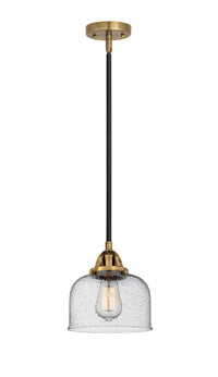 Nouveau 2 Mini Pendant Antique Copper Brass