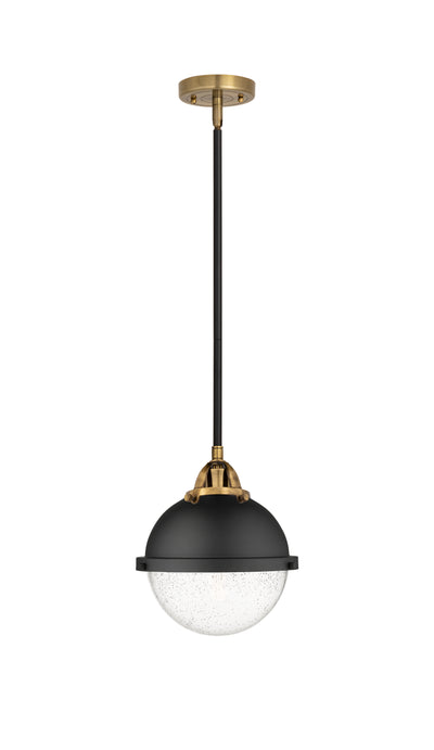 Nouveau 2 Mini Pendant Black Antique Brass