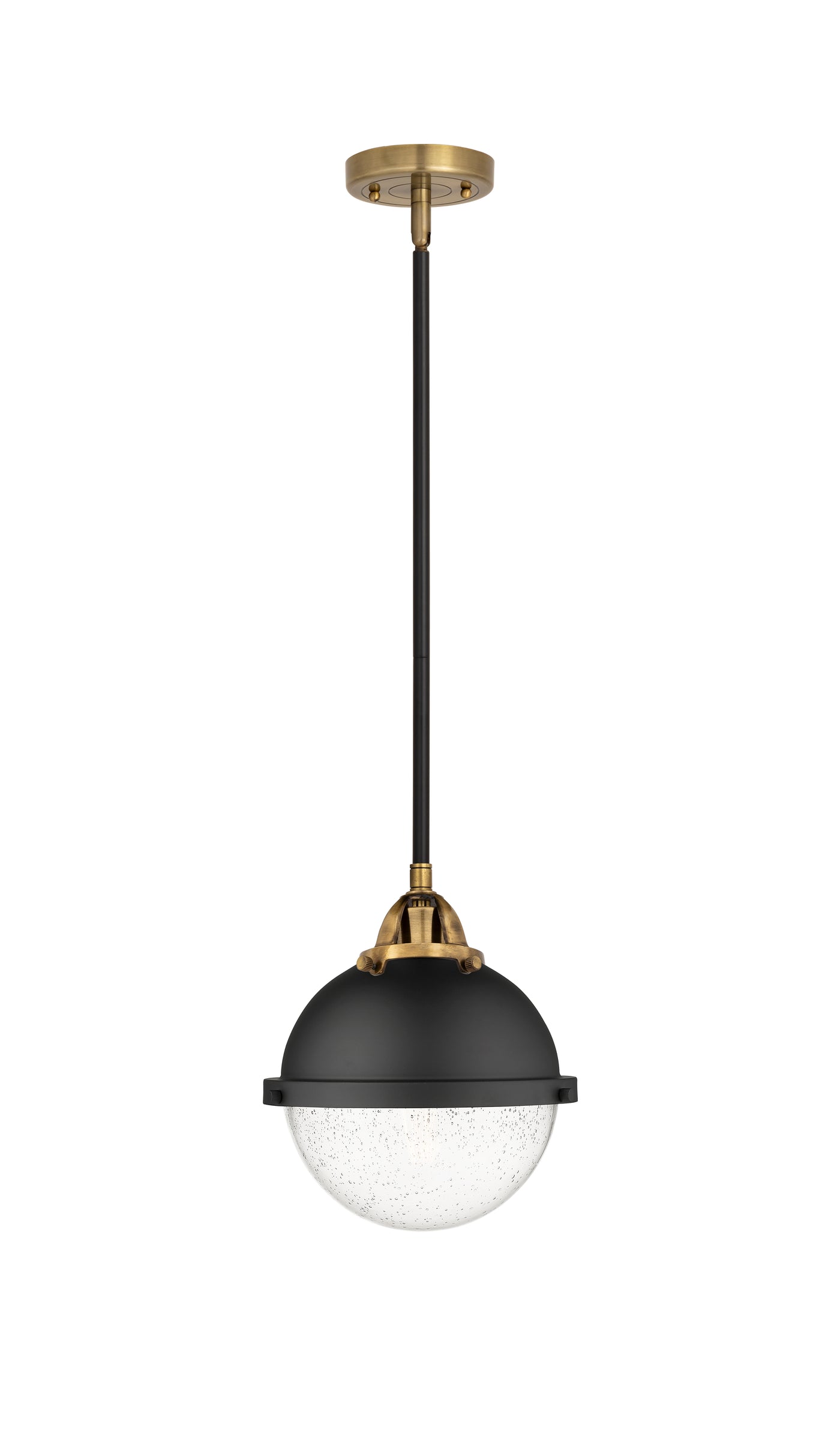Nouveau 2 Mini Pendant Black Antique Brass