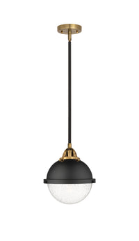 Nouveau 2 Mini Pendant Black Antique Brass