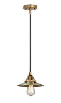 Nouveau 2 Mini Pendant 8 Inch Antique Copper