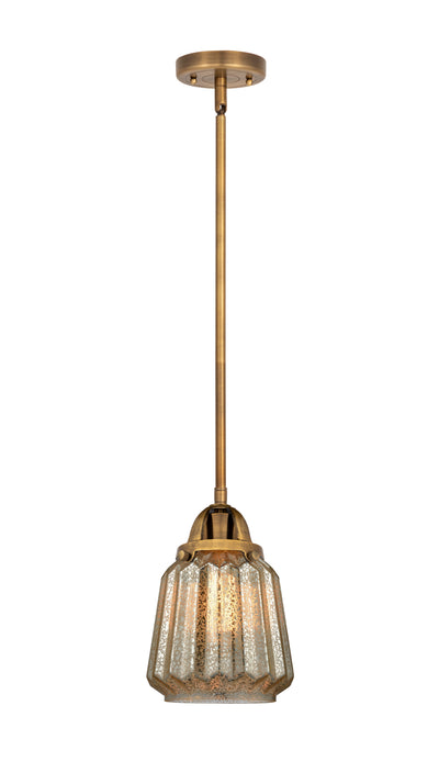 Nouveau 2 Mini Pendant Antique Copper Finish