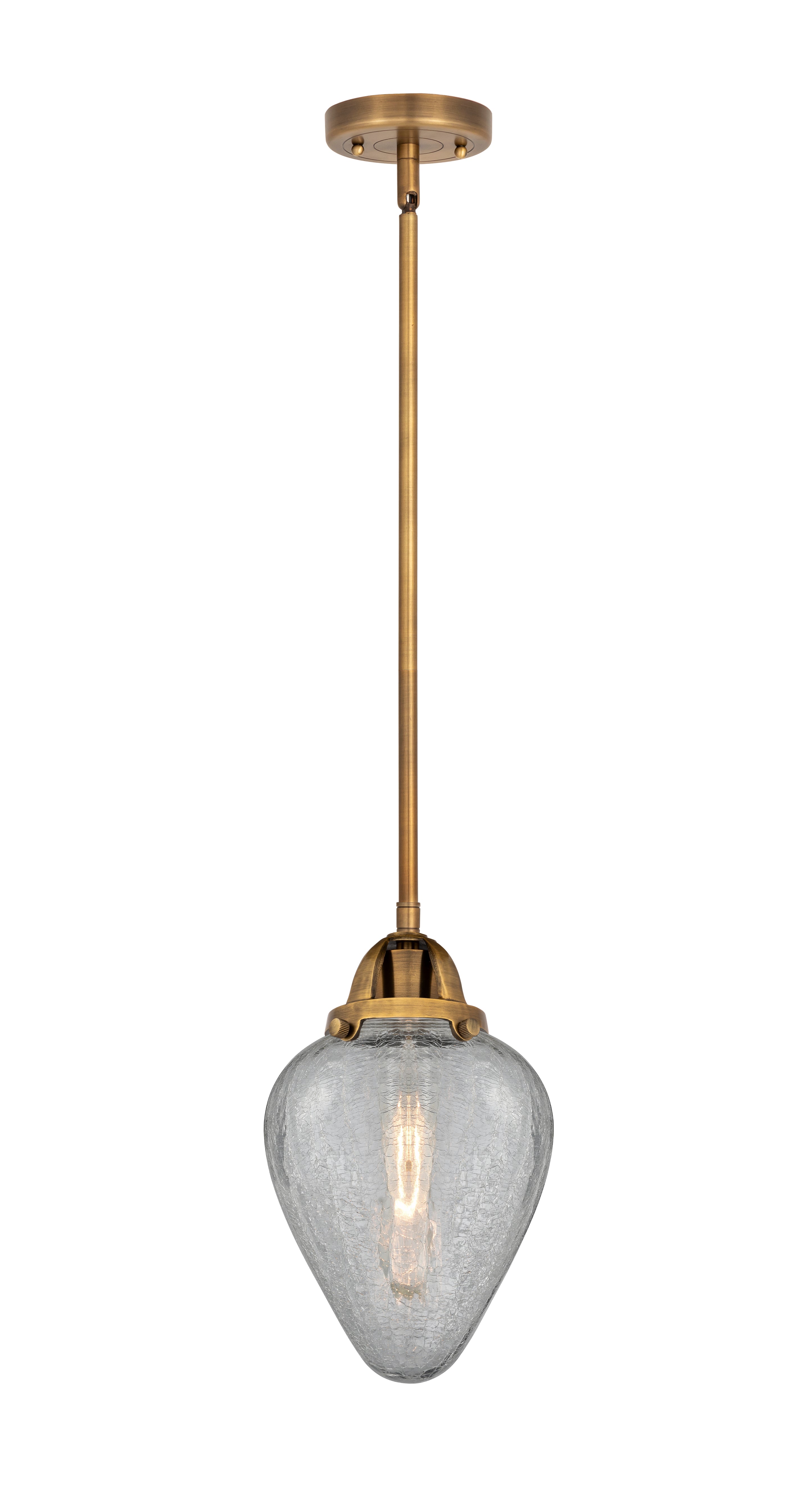 Nouveau 2 Mini Pendant Antique Copper Brass
