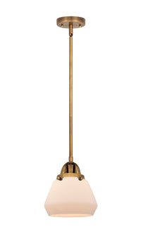Nouveau 2 Mini Pendant Antique Copper Brass
