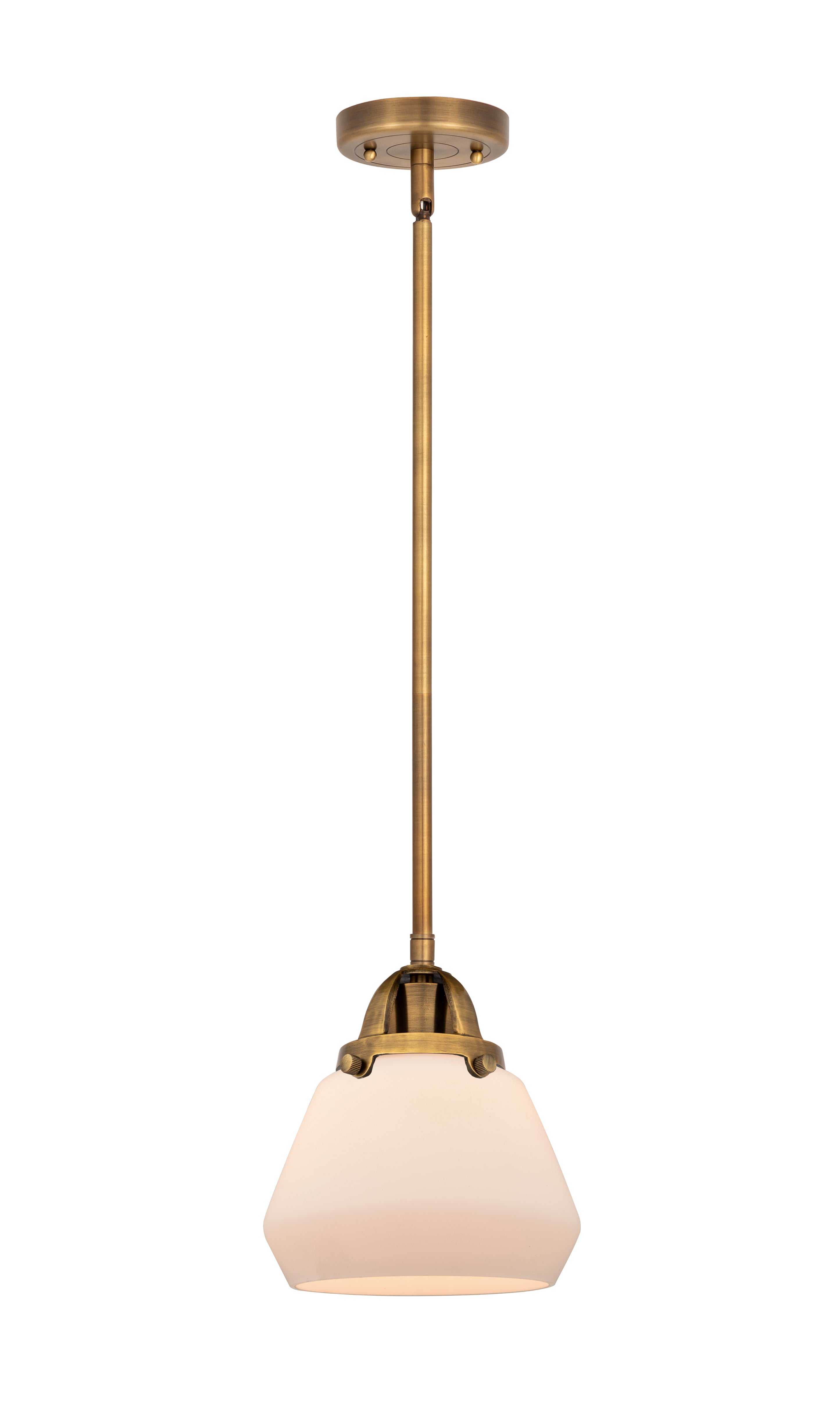 Nouveau 2 Mini Pendant Antique Copper Brass