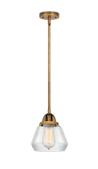 Nouveau 2 Mini Pendant Antique Copper Brass