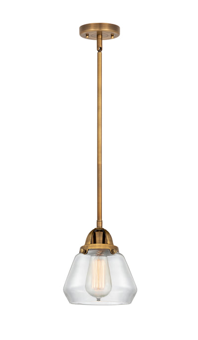Nouveau 2 Mini Pendant Antique Copper Brass