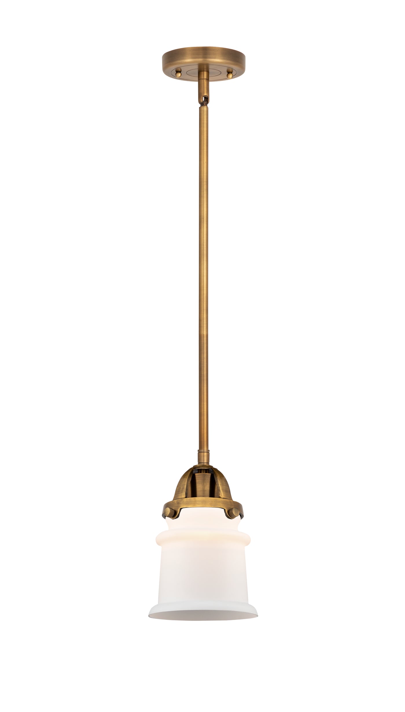 Nouveau 2 Mini Pendant Antique Copper Brass