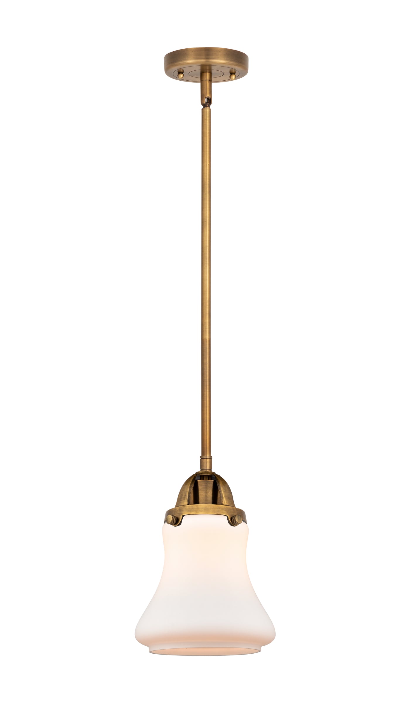 Nouveau 2 Mini Pendant Antique Copper Brass