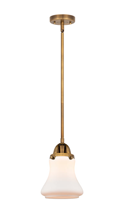 Nouveau 2 Mini Pendant Antique Copper Brass