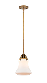 Nouveau 2 Mini Pendant Antique Copper Brass