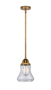 Nouveau 2 Mini Pendant Antique Copper Brass