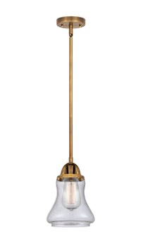 Nouveau 2 Mini Pendant Antique Copper Brass