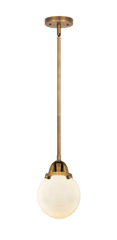 Nouveau 2 Mini Pendant Cast Brass Antique Copper